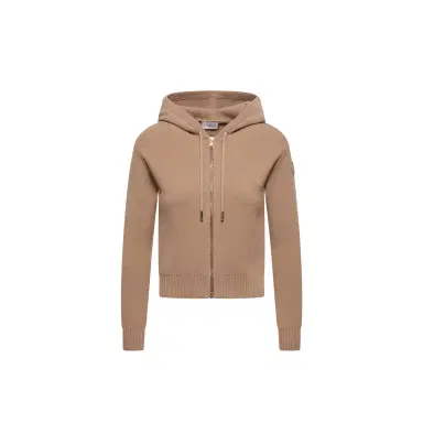 Moncler Cashmere & Wool Zip-up Hoodie | Thumbnail 1 Moncler Cashmere & Wool Zip-up Hoodie | Thumbnail 1