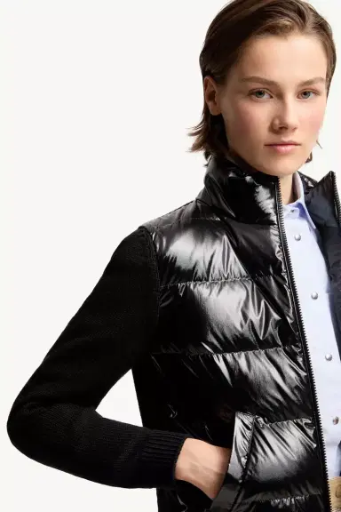 Moncler Padded Zip-up Wool Cardigan | Thumbnail 7