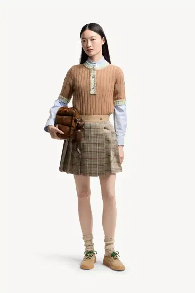 Moncler Jewel Buttons Wool & Cashmere Sweater | Thumbnail 3