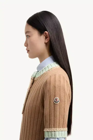 Moncler Jewel Buttons Wool & Cashmere Sweater | Thumbnail 4