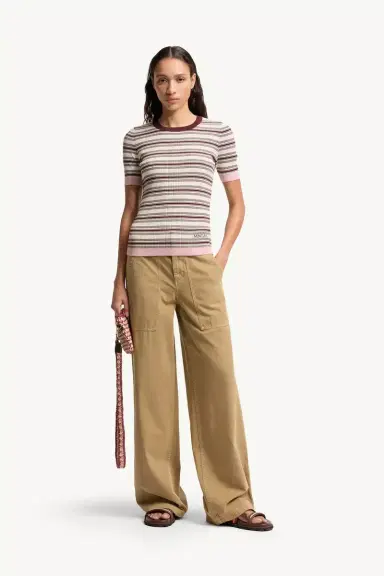 Moncler Striped Cotton T-shirt | Thumbnail 3