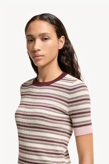 Moncler Striped Cotton T-shirt | Thumbnail 4