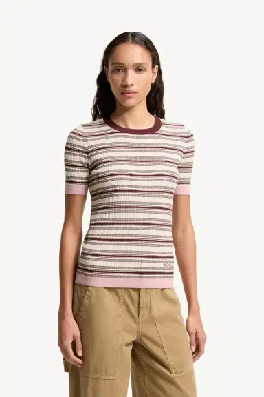 Moncler Striped Cotton T-shirt | Thumbnail 5