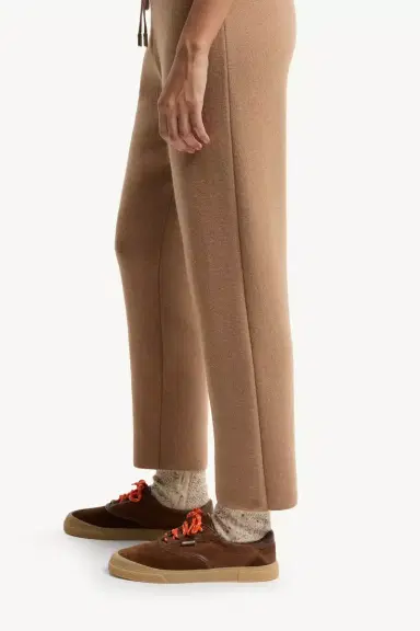 Moncler Wool & Cashmere Blend Cropped Jogging Pants | Thumbnail 4 Moncler Wool & Cashmere Blend Cropped Jogging Pants | Thumbnail 4