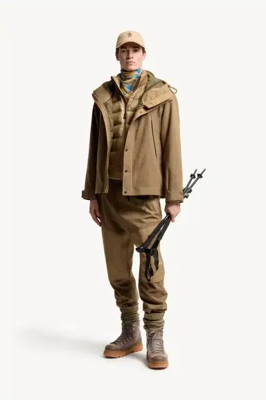 Moncler Grenoble Givors Linen Hooded Jacket | Thumbnail 3 Moncler Grenoble Givors Linen Hooded Jacket | Thumbnail 3