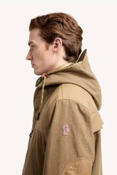 Moncler Grenoble Givors Linen Hooded Jacket | Thumbnail 4 Moncler Grenoble Givors Linen Hooded Jacket | Thumbnail 4