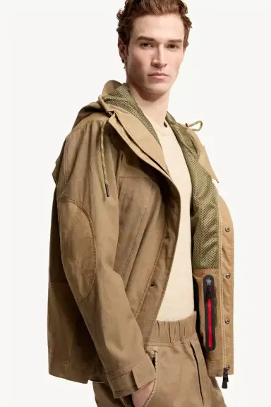 Moncler Grenoble Givors Linen Hooded Jacket | Thumbnail 7 Moncler Grenoble Givors Linen Hooded Jacket | Thumbnail 7