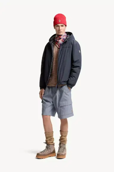 Moncler Grenoble Berguns Reversible Hooded Down Bomber Jacket | Thumbnail 3 Moncler Grenoble Berguns Reversible Hooded Down Bomber Jacket | Thumbnail 3