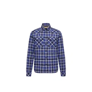 Moncler Grenoble Gelt Check Cotton Blend Down Shirt Jacket | Thumbnail 1 Moncler Grenoble Gelt Check Cotton Blend Down Shirt Jacket | Thumbnail 1
