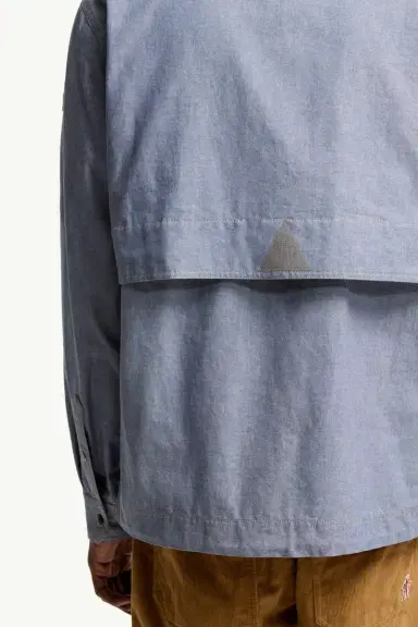 Moncler Grenoble Chambray Long Sleeve Shirt | Thumbnail 8 Moncler Grenoble Chambray Long Sleeve Shirt | Thumbnail 8