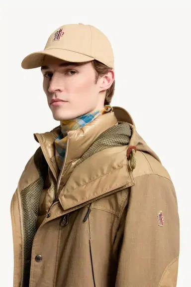 Moncler Grenoble Logo Cotton Baseball Cap | Thumbnail 3 Moncler Grenoble Logo Cotton Baseball Cap | Thumbnail 3