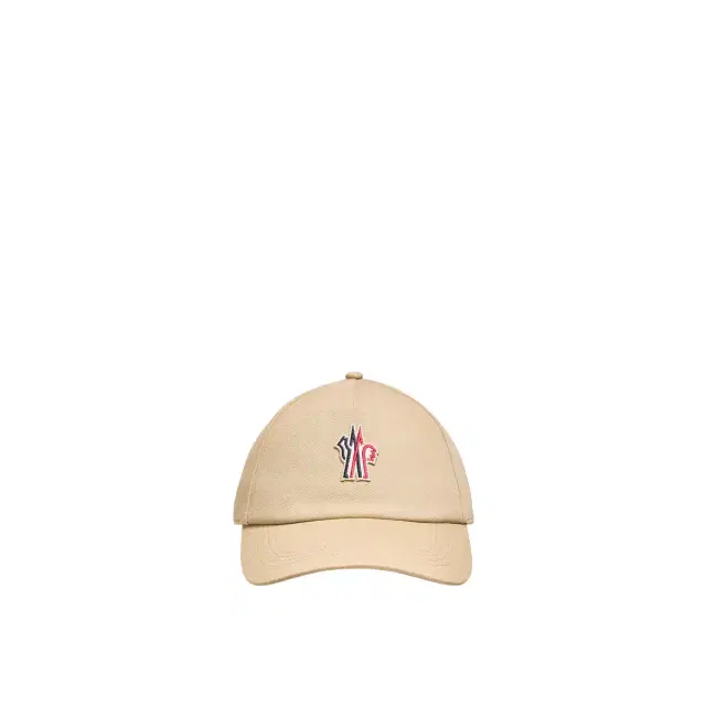 Moncler Grenoble Logo Cotton Baseball Cap