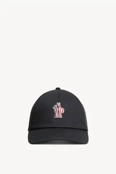 Moncler Grenoble Logo Cotton Baseball Cap | Thumbnail 2