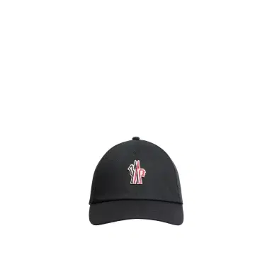 Moncler Grenoble Logo Cotton Baseball Cap | Thumbnail 1