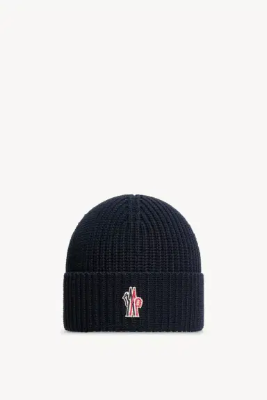 Moncler Grenoble Logo Beanie | Thumbnail 2 Moncler Grenoble Logo Beanie | Thumbnail 2