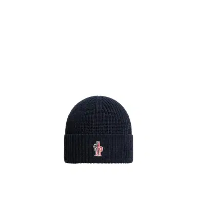 Moncler Grenoble Logo Beanie | Thumbnail 1 Moncler Grenoble Logo Beanie | Thumbnail 1