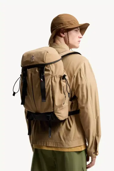 Moncler Grenoble Leather-trimmed Backpack | Thumbnail 3 Moncler Grenoble Leather-trimmed Backpack | Thumbnail 3