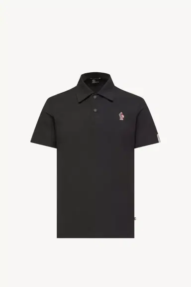 Moncler Grenoble Logo Patch Polo Shirt | Thumbnail 2 Moncler Grenoble Logo Patch Polo Shirt | Thumbnail 2