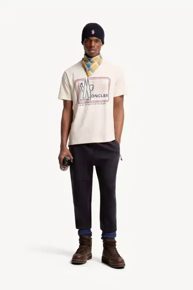Moncler Grenoble Logo Cotton Blend T-shirt | Thumbnail 3 Moncler Grenoble Logo Cotton Blend T-shirt | Thumbnail 3