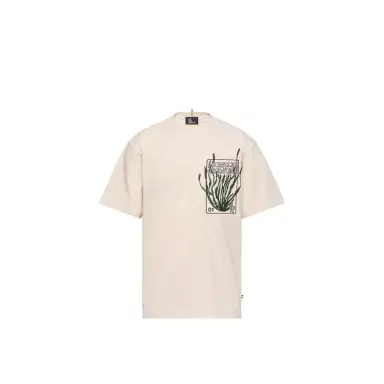 Moncler Grenoble Embroidered Botanical Motif Cotton T-shirt | Thumbnail 1