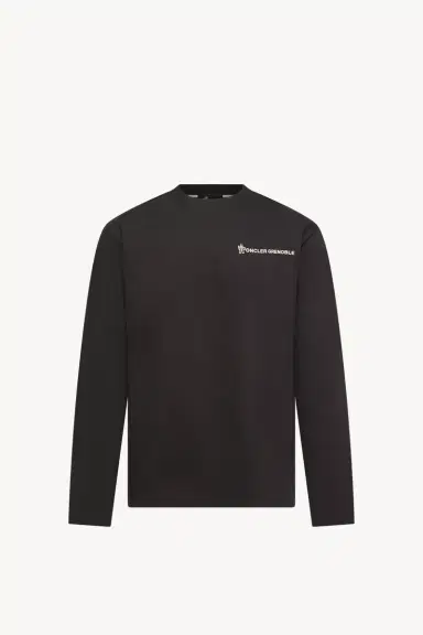 Moncler Grenoble Logo Long Sleeve Cotton T-shirt | Thumbnail 2 Moncler Grenoble Logo Long Sleeve Cotton T-shirt | Thumbnail 2