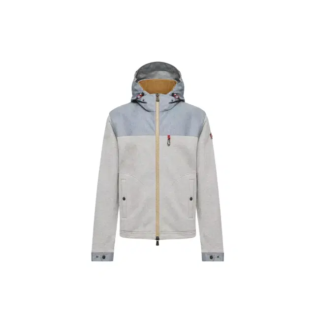 Moncler Grenoble Cotton & Chambray Zip-up Sweatshirt