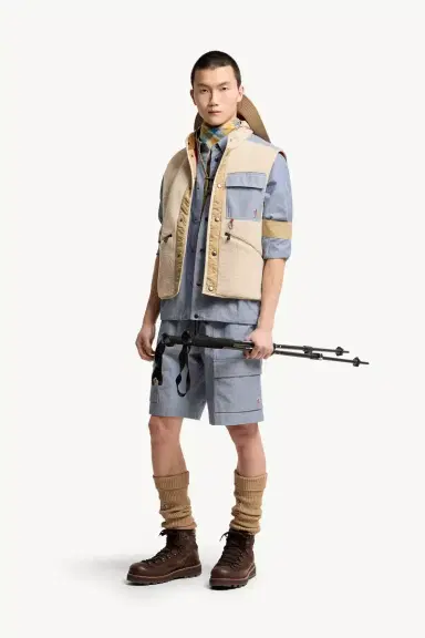 Moncler Grenoble Teddy & Chambray Vest | Thumbnail 3