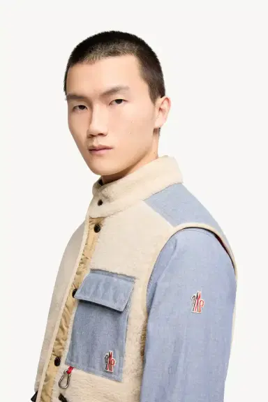 Moncler Grenoble Teddy & Chambray Vest | Thumbnail 4