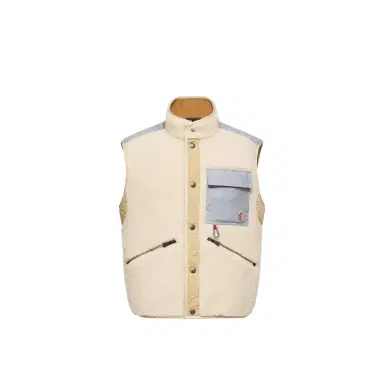 Moncler Grenoble Teddy & Chambray Vest | Thumbnail 1