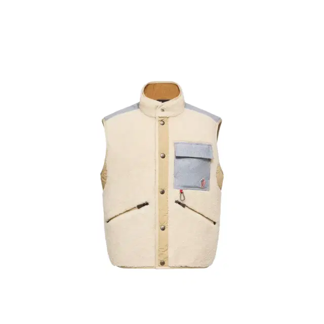 Moncler Grenoble Teddy & Chambray Vest