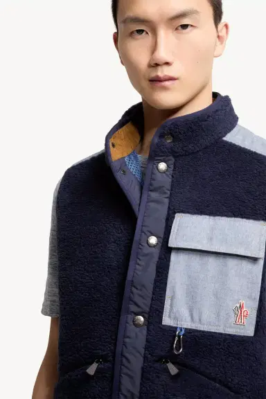 Moncler Grenoble Teddy & Chambray Vest | Thumbnail 7 Moncler Grenoble Teddy & Chambray Vest | Thumbnail 7