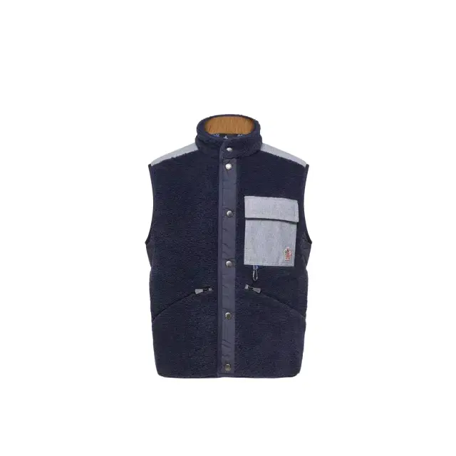 Moncler Grenoble Teddy & Chambray Vest