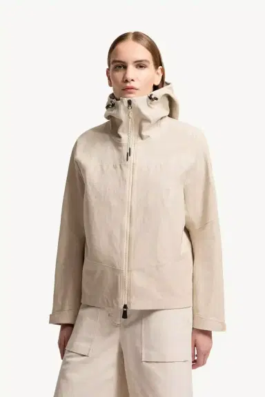 Moncler Grenoble Chartres Linen Blend Hooded Jacket | Thumbnail 5 Moncler Grenoble Chartres Linen Blend Hooded Jacket | Thumbnail 5