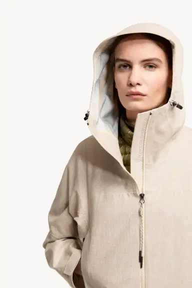 Moncler Grenoble Chartres Linen Blend Hooded Jacket | Thumbnail 8 Moncler Grenoble Chartres Linen Blend Hooded Jacket | Thumbnail 8
