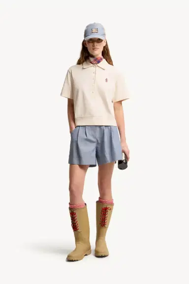 Moncler Grenoble Logo Patch Cotton Polo Shirt | Thumbnail 3 Moncler Grenoble Logo Patch Cotton Polo Shirt | Thumbnail 3