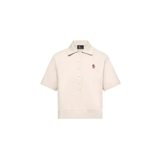 Moncler Grenoble Logo Patch Cotton Polo Shirt