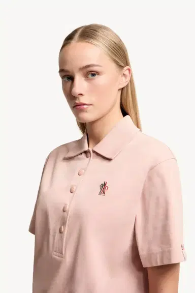 Moncler Grenoble Logo Patch Cotton Polo Shirt | Thumbnail 4 Moncler Grenoble Logo Patch Cotton Polo Shirt | Thumbnail 4
