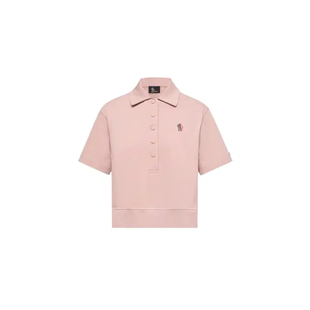 Moncler Grenoble Logo Patch Cotton Polo Shirt