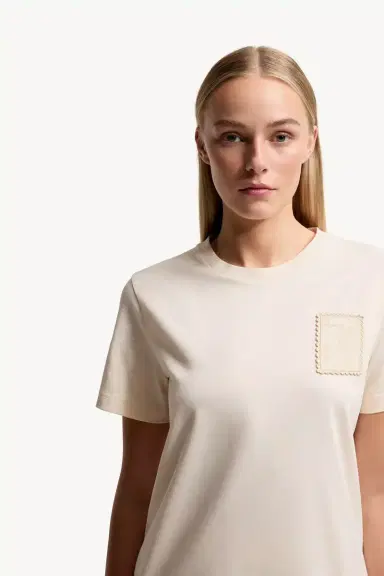 Moncler Grenoble Botanical Patch Cotton Blend T-shirt | Thumbnail 6 Moncler Grenoble Botanical Patch Cotton Blend T-shirt | Thumbnail 6