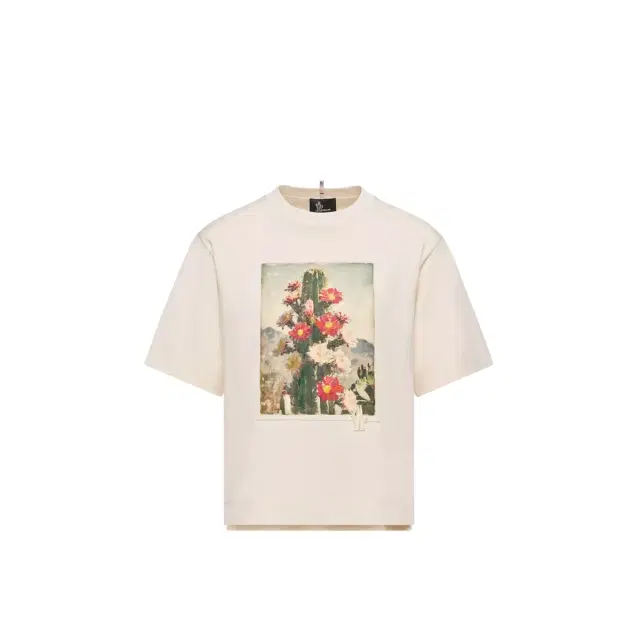 Moncler Grenoble Landscape Print Cotton T-shirt