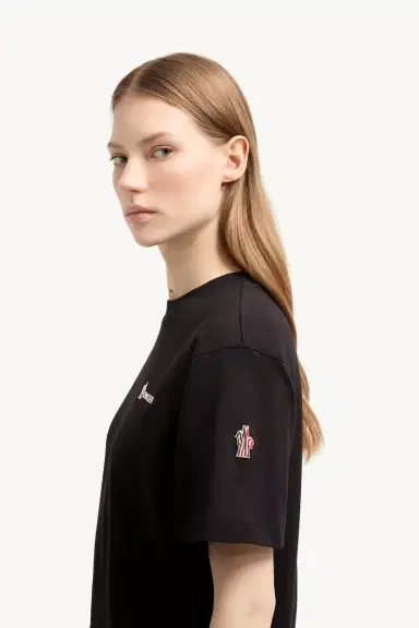 Moncler Grenoble Logo Cotton T-shirt | Thumbnail 4