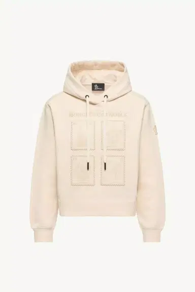 Moncler Grenoble Botanical Patches Cotton Hoodie | Thumbnail 2