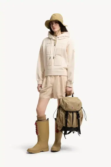 Moncler Grenoble Botanical Patches Cotton Hoodie | Thumbnail 3