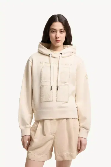 Moncler Grenoble Botanical Patches Cotton Hoodie | Thumbnail 5