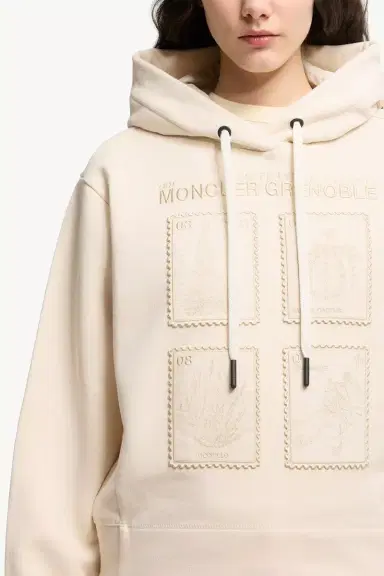 Moncler Grenoble Botanical Patches Cotton Hoodie | Thumbnail 7
