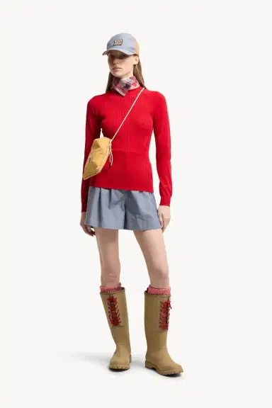 Moncler Grenoble Crêpe Viscose Blend Sweater | Thumbnail 3