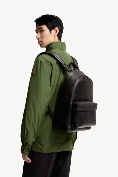 Moncler Carlo Leather Backpack | Thumbnail 3 Moncler Carlo Leather Backpack | Thumbnail 3