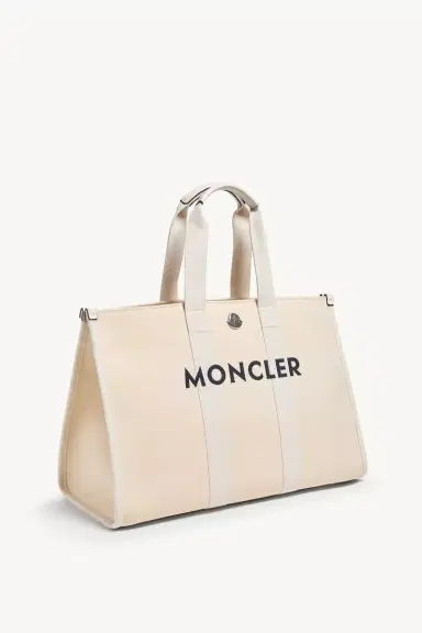 Moncler Logo Canvas Tote Bag | Thumbnail 4