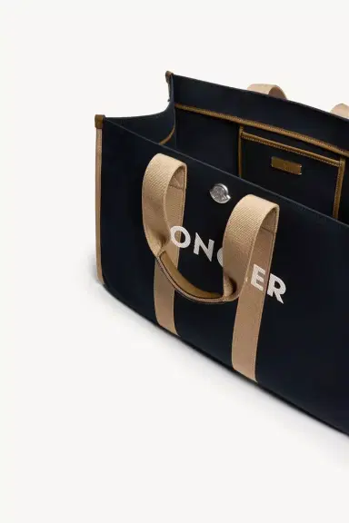 Moncler Logo Canvas Tote Bag | Thumbnail 6