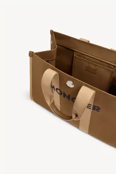 Moncler Logo Canvas Tote Bag | Thumbnail 6